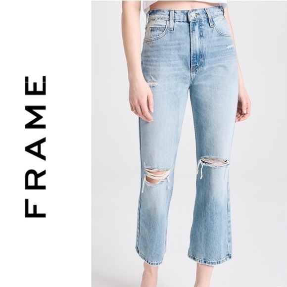 Frame Denim Denim - Frame Le High n tight crop mini boot jeans size 25